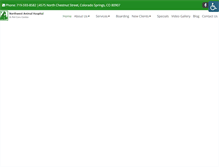 Tablet Screenshot of nwanimalhospital.com